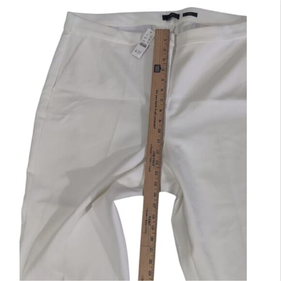 NWR J. Crew White Cropped Women's Capris Size 20 - Picture 8 of 10